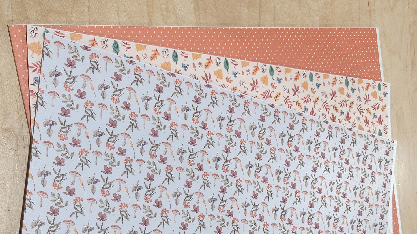 DecoCraft - Office Clean Out - 1/8" Single-Sided MDF - Fall - 3 Sheets (FL-1)
