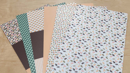 DecoCraft - Office Clean Out - 1/8" Single-Sided MDF - Fall - 6 Sheets (FL-2)