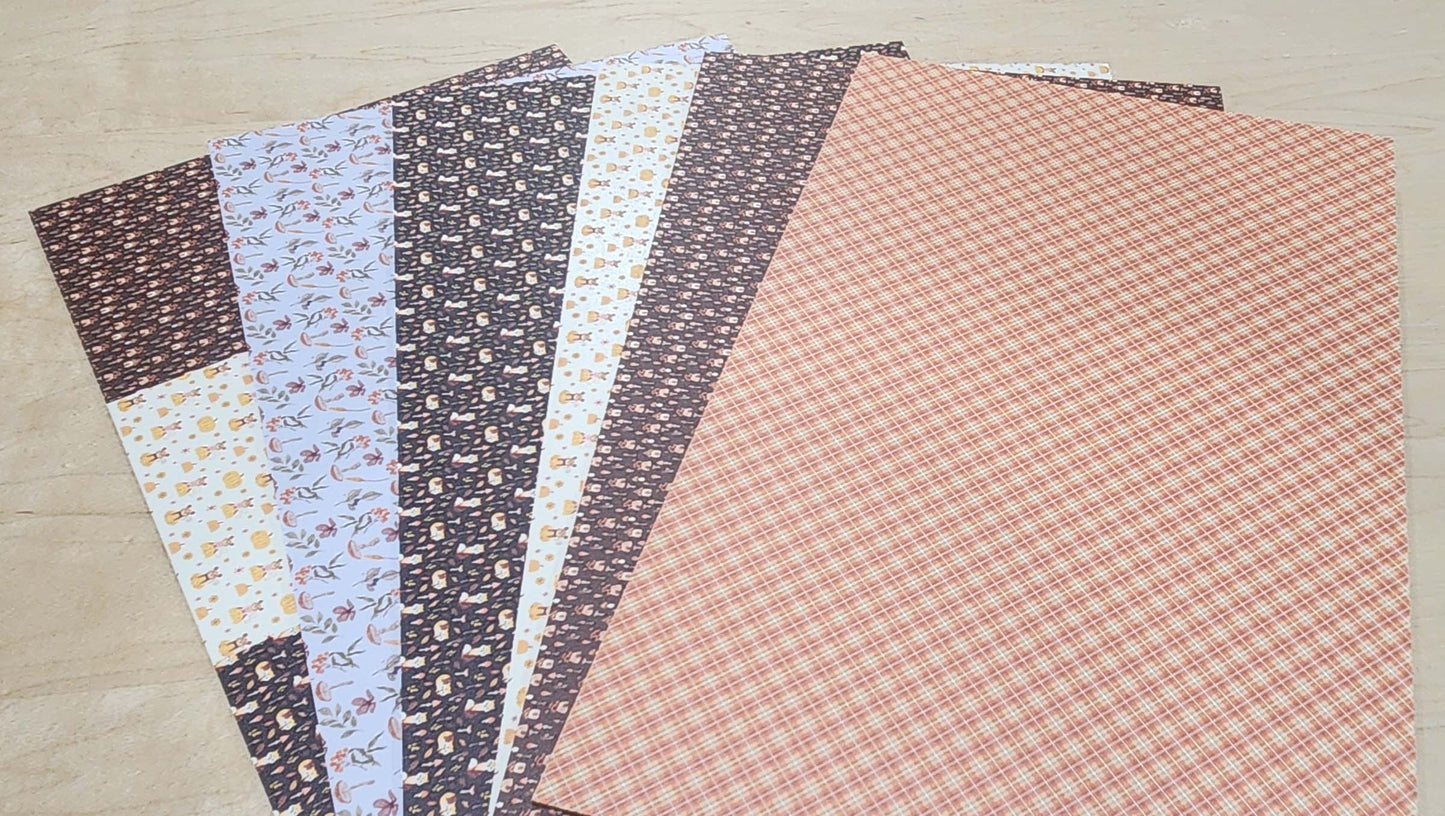 DecoCraft - Office Clean Out - 1/8" Single-Sided MDF - Fall - 6 Sheets (FL-4)