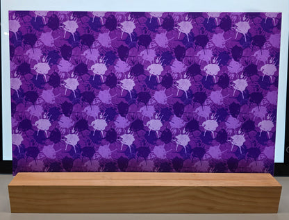 DecoCraft - Cherokee Rose - Style Sheet - Paint Splatter - Grape Jelly