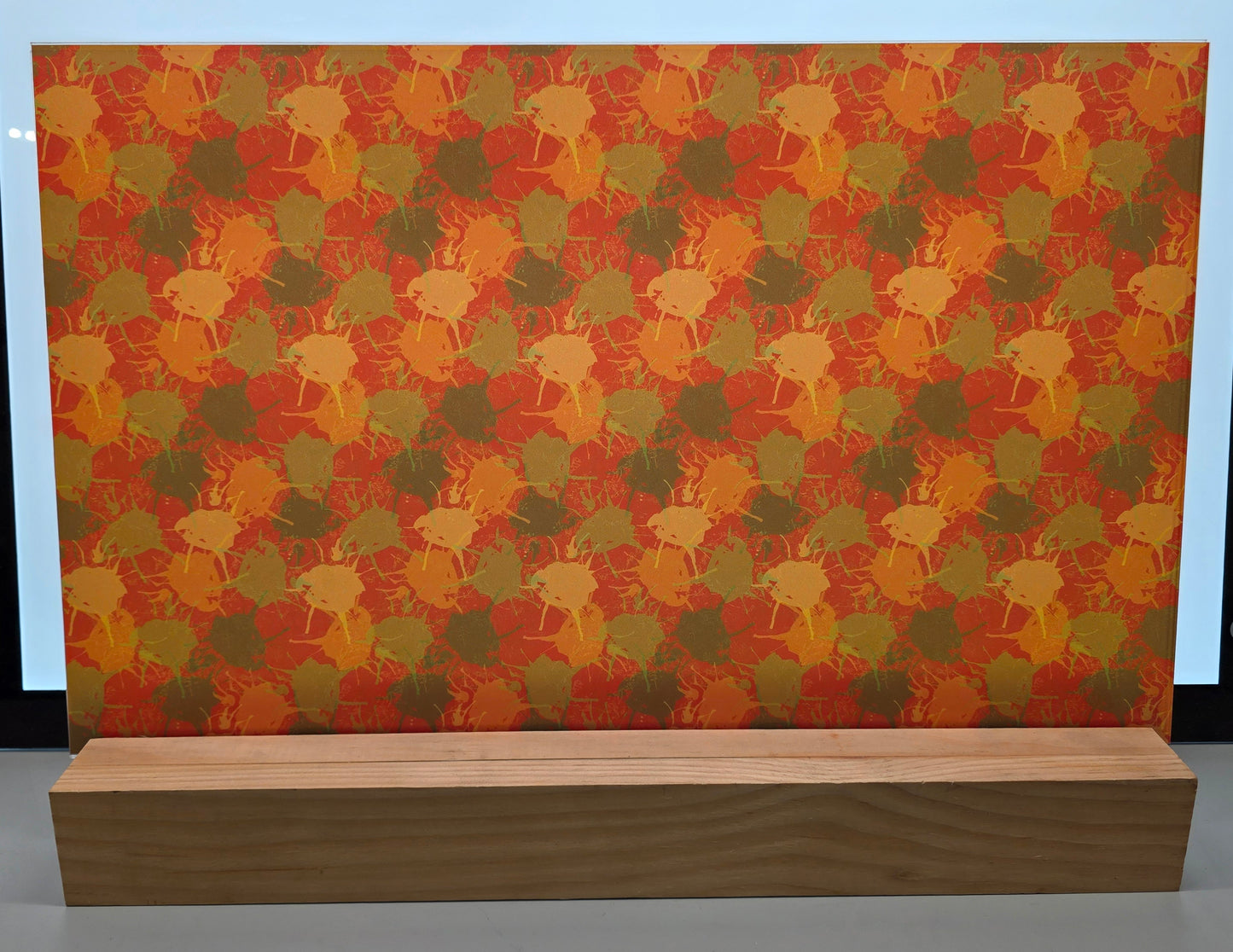 DecoCraft - Cherokee Rose - Style Sheet - Paint Splatter - Pumpkin Spice