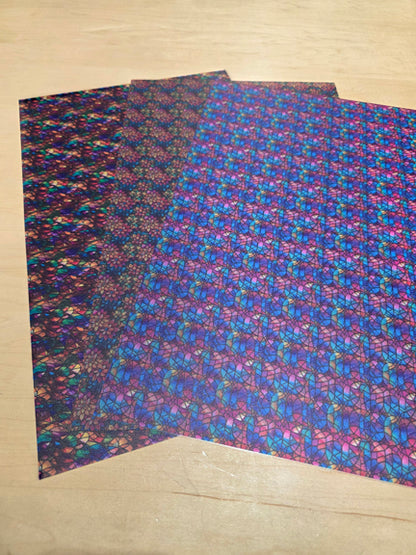 DecoCraft - Office Clean Out - Stained Glass (Flat) Prints - Multiple Bundles Available