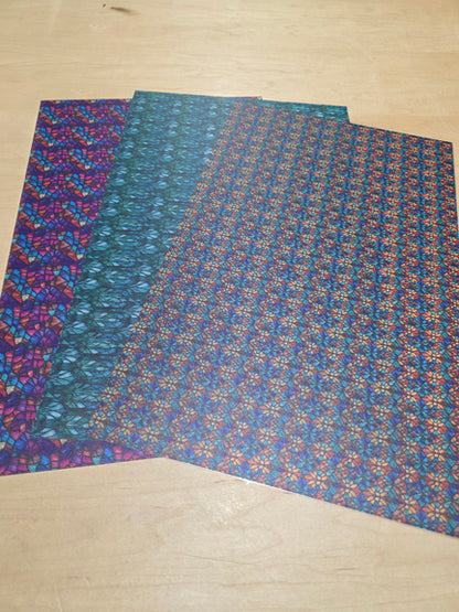 DecoCraft - Office Clean Out - Stained Glass (Flat) Prints - Multiple Bundles Available