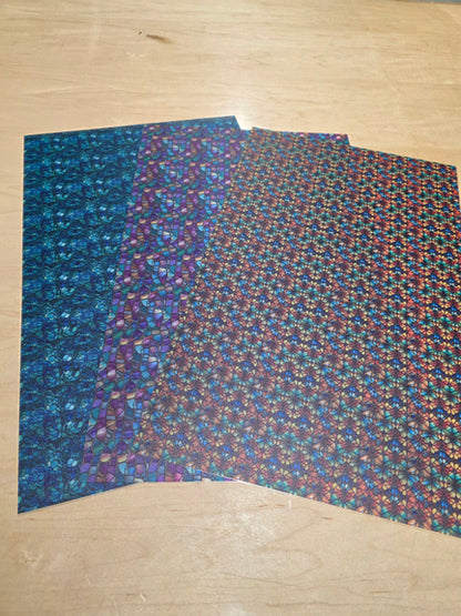 DecoCraft - Office Clean Out - Stained Glass (Flat) Prints - Multiple Bundles Available