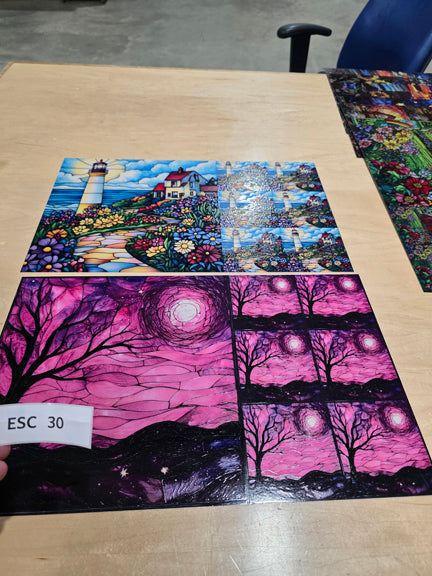 DecoCraft - Office Clean Out - Elevated Textured - Large Scenic Tile Prints - Volume 1 - Multiple Bundles Available