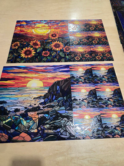 DecoCraft - Office Clean Out - Elevated Textured - Large Scenic Tile Prints - Volume 2 - Multiple Bundles Available