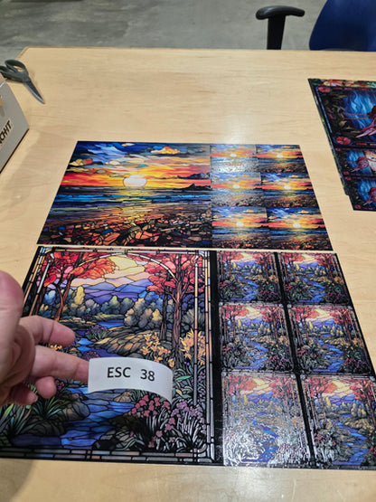 DecoCraft - Office Clean Out - Elevated Textured - Large Scenic Tile Prints - Volume 2 - Multiple Bundles Available