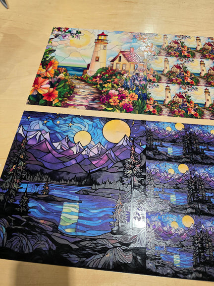 DecoCraft - Office Clean Out - Elevated Textured - Large Scenic Tile Prints - Volume 2 - Multiple Bundles Available