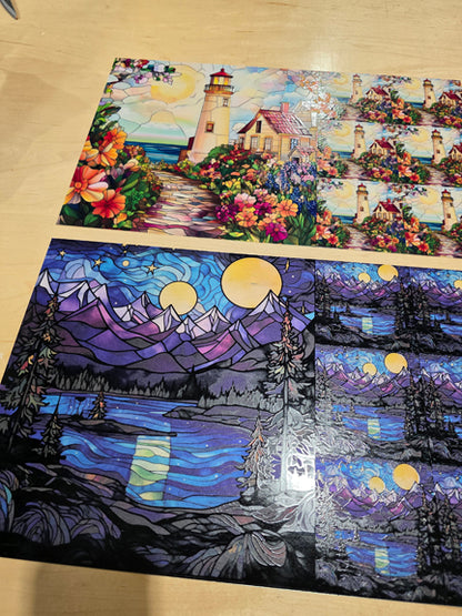 DecoCraft - Office Clean Out - Elevated Textured - Large Scenic Tile Prints - Volume 2 - Multiple Bundles Available