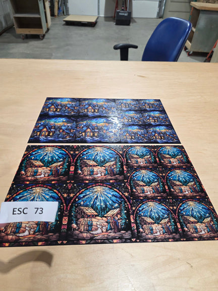 DecoCraft - Office Clean Out - Elevated Textured - Medium Scenic Tile Prints - Volume 2 - Multiple Bundles Available