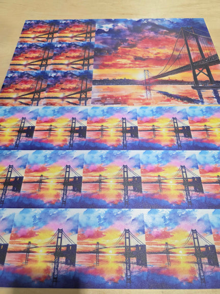 DecoCraft - Office Clean Out - Flat Non-Textured Large Scenic Tile Prints - Volume 2 - Multiple Bundles Available