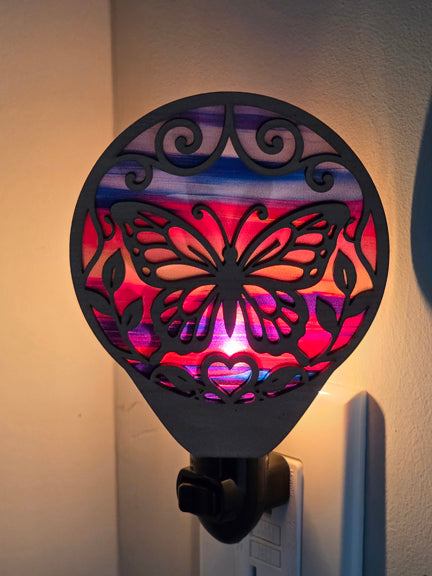 Butterfly Nightlight SVG File | Laser Cut Digital Download