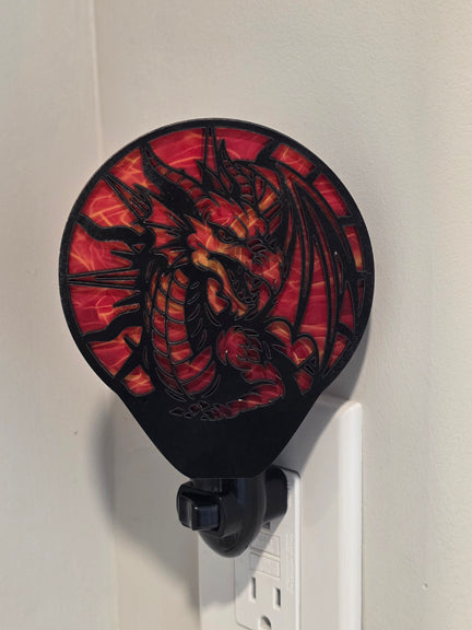 Dragon Nightlight SVG File | Laser Cut Digital Download