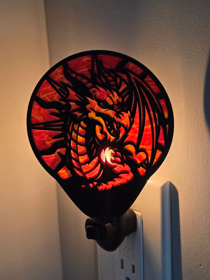 Dragon Nightlight SVG File | Laser Cut Digital Download