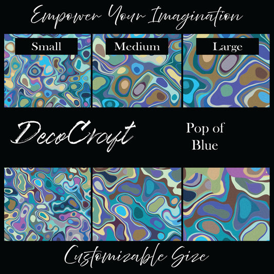 DecoCraft - Abstract - Pop of Blue