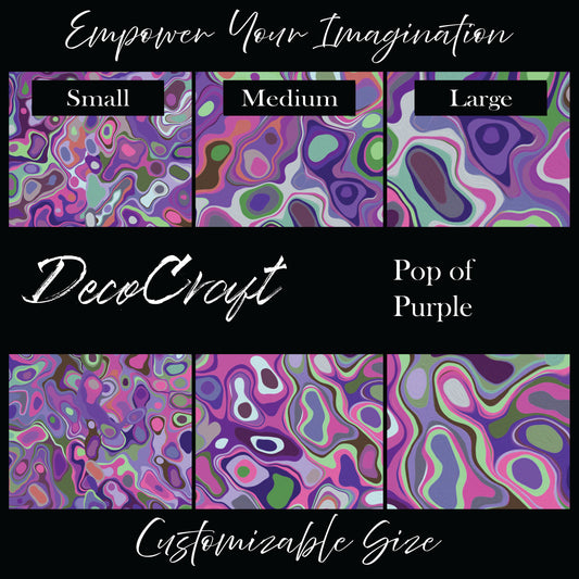 DecoCraft - Abstract - Pop of Purple