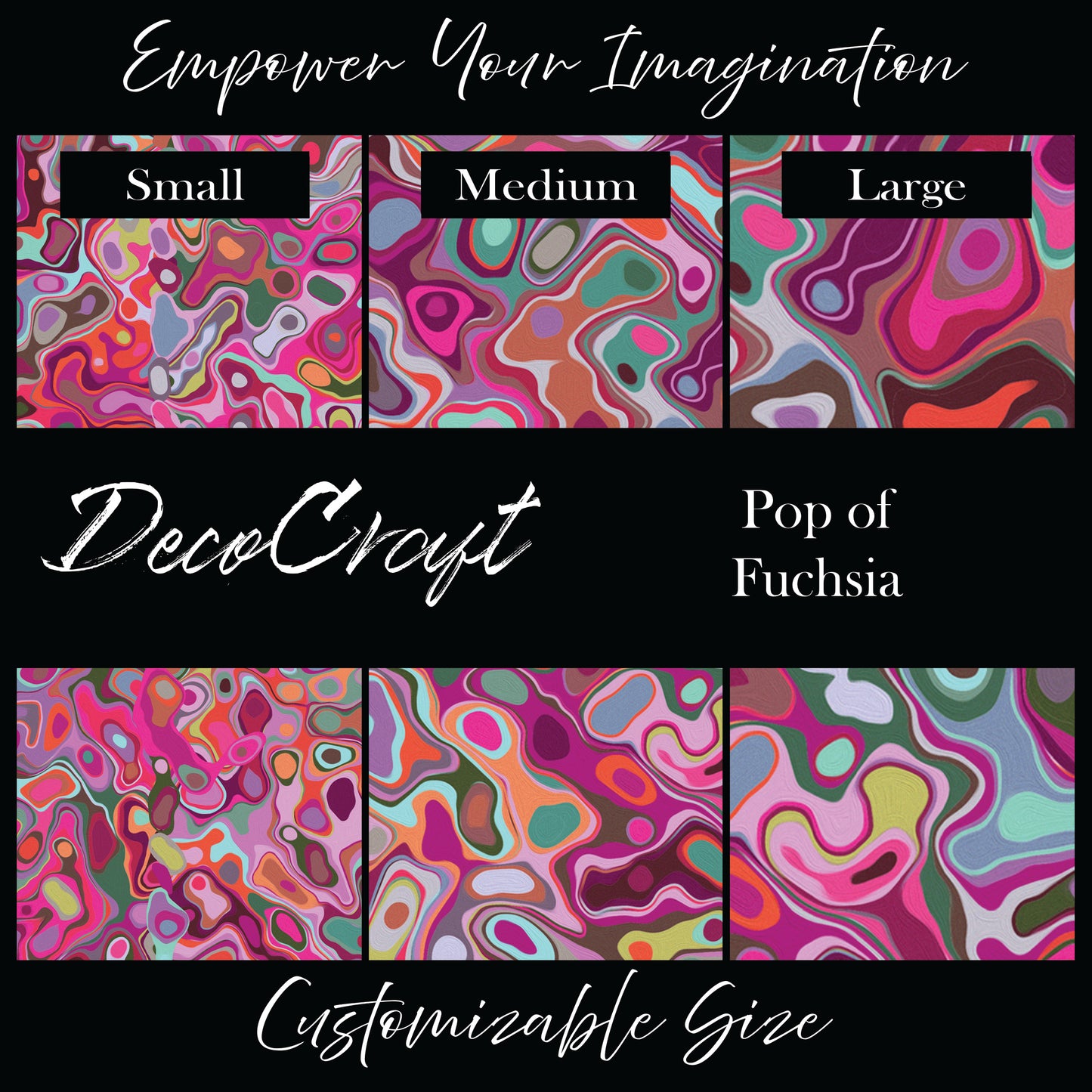 DecoCraft - Abstract - Pop of Fuchsia