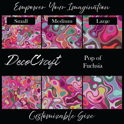 DecoCraft - Abstract - Pop of Fuchsia