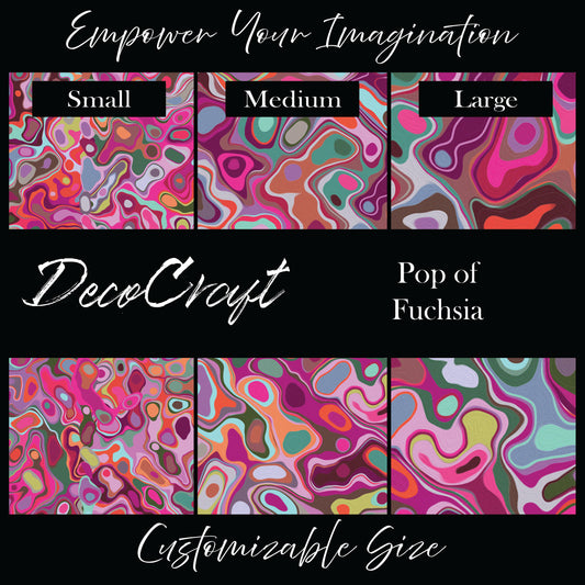DecoCraft - Abstract - Pop of Fuchsia