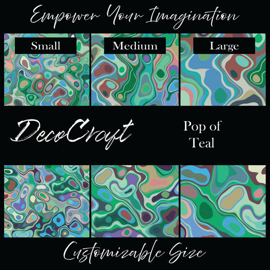 DecoCraft - Abstract - Pop of Teal