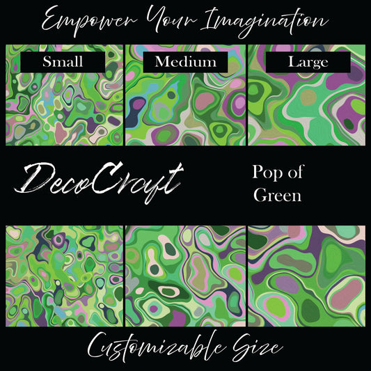 DecoCraft - Abstract - Pop of Green