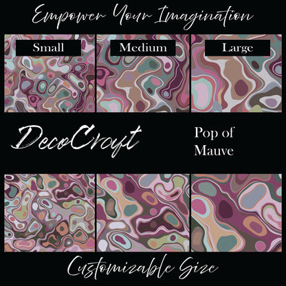 DecoCraft - Abstract - Pop of Mauve