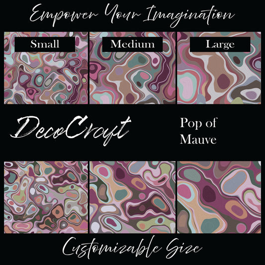 DecoCraft - Abstract - Pop of Mauve