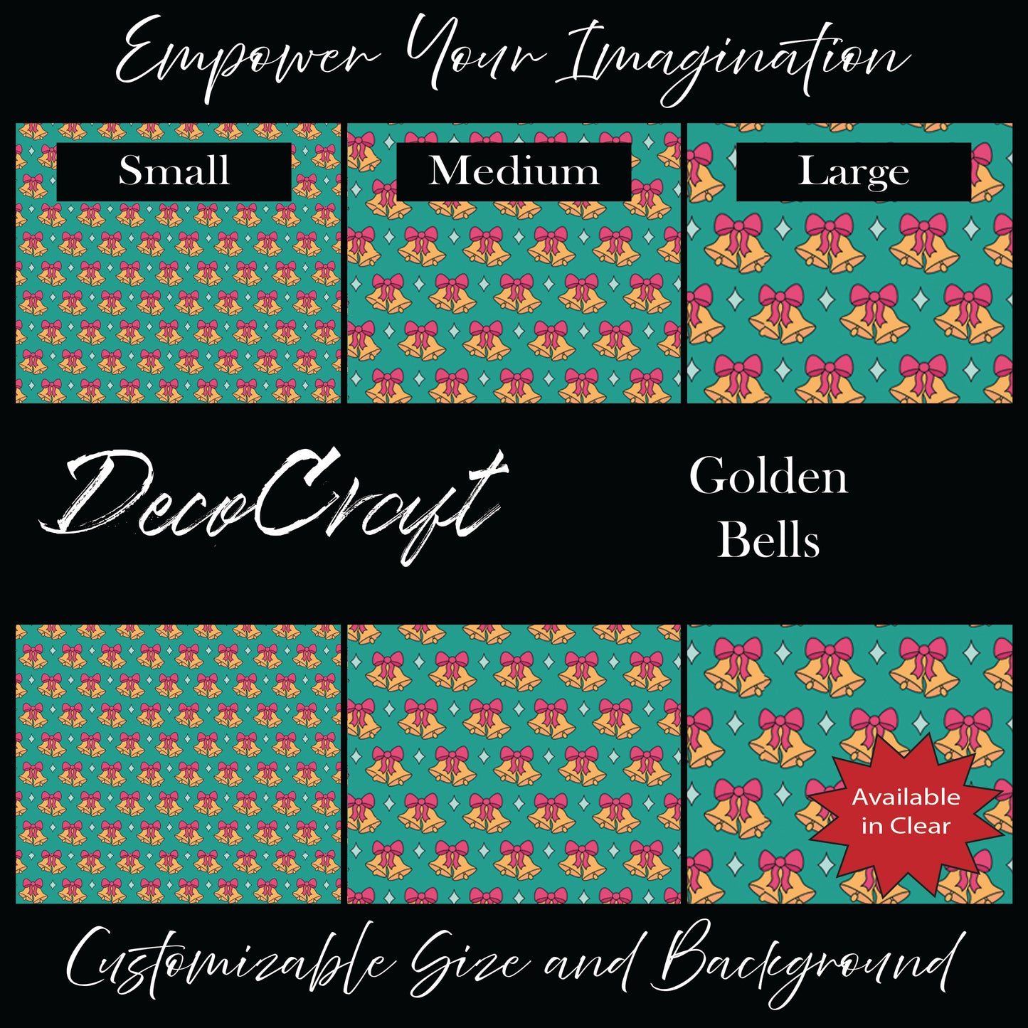 DecoCraft Christmas - Golden Bells