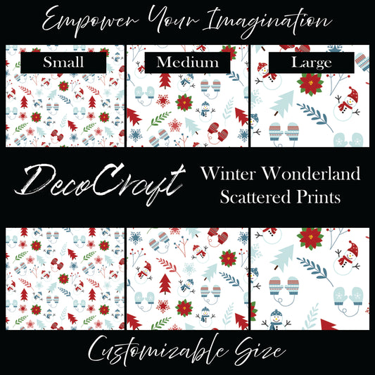 DecoCraft Christmas - Winter Wonderland - Scattered Prints