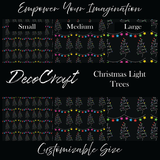 DecoCraft Christmas - Christmas Light Trees