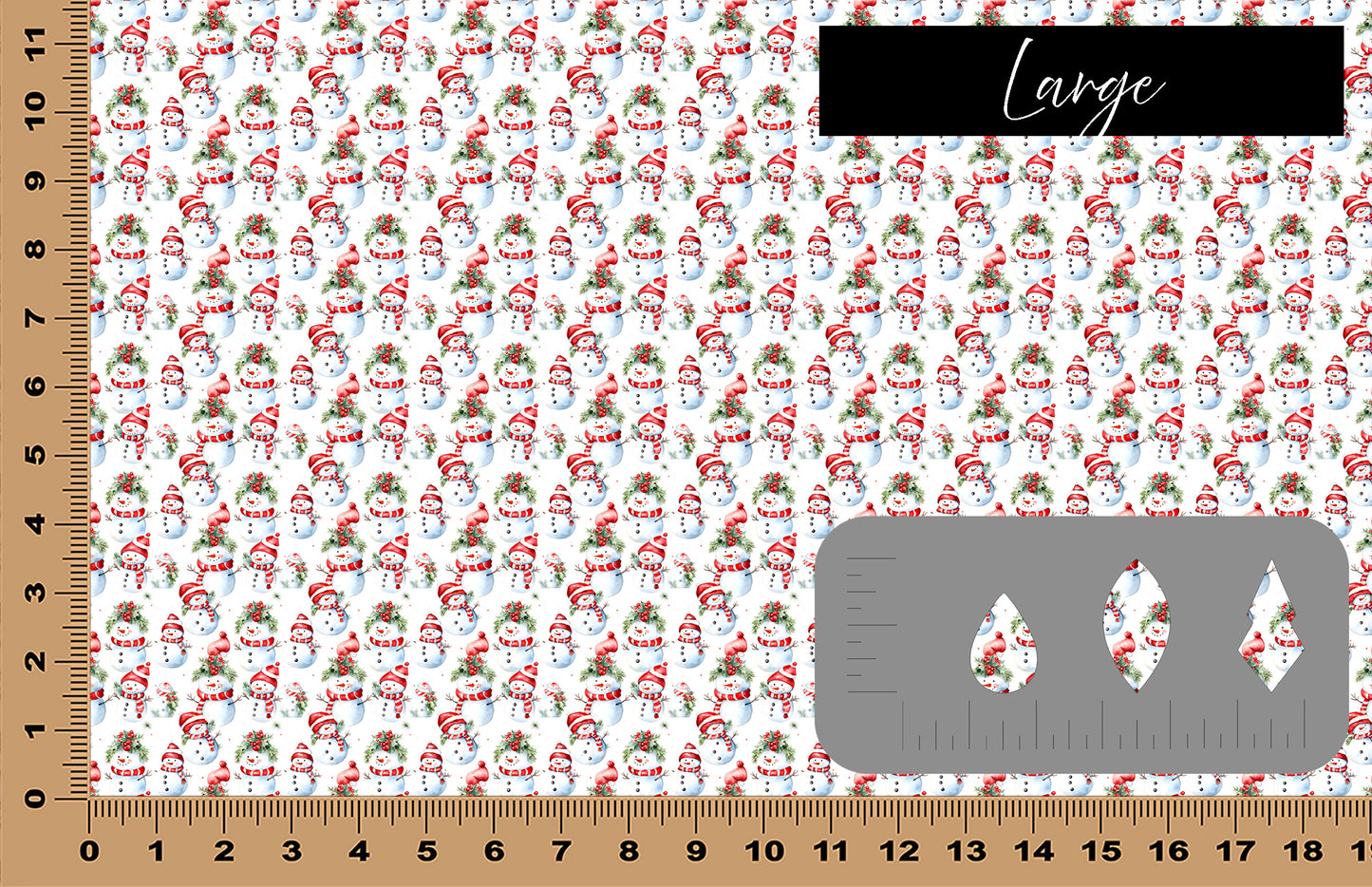 DecoCraft Christmas - Snowmen - Watercolor Snowmen