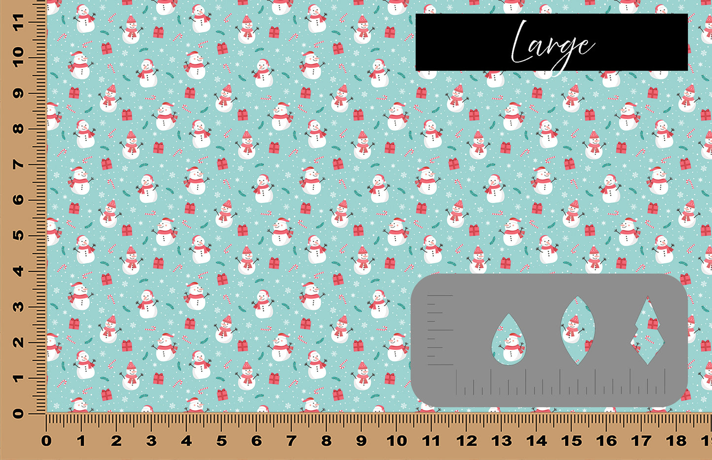 DecoCraft Christmas - Snowmen - Candy Cane Snowmen