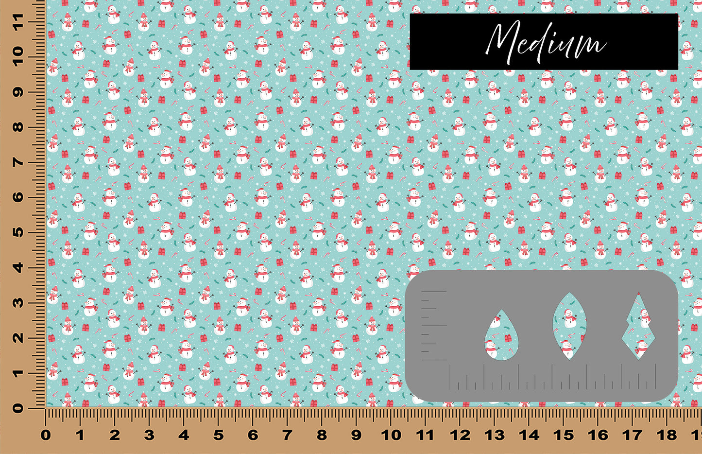 DecoCraft Christmas - Snowmen - Candy Cane Snowmen