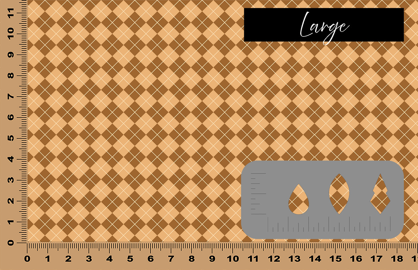 DecoCraft - Plaid - Golden Fall Argyle