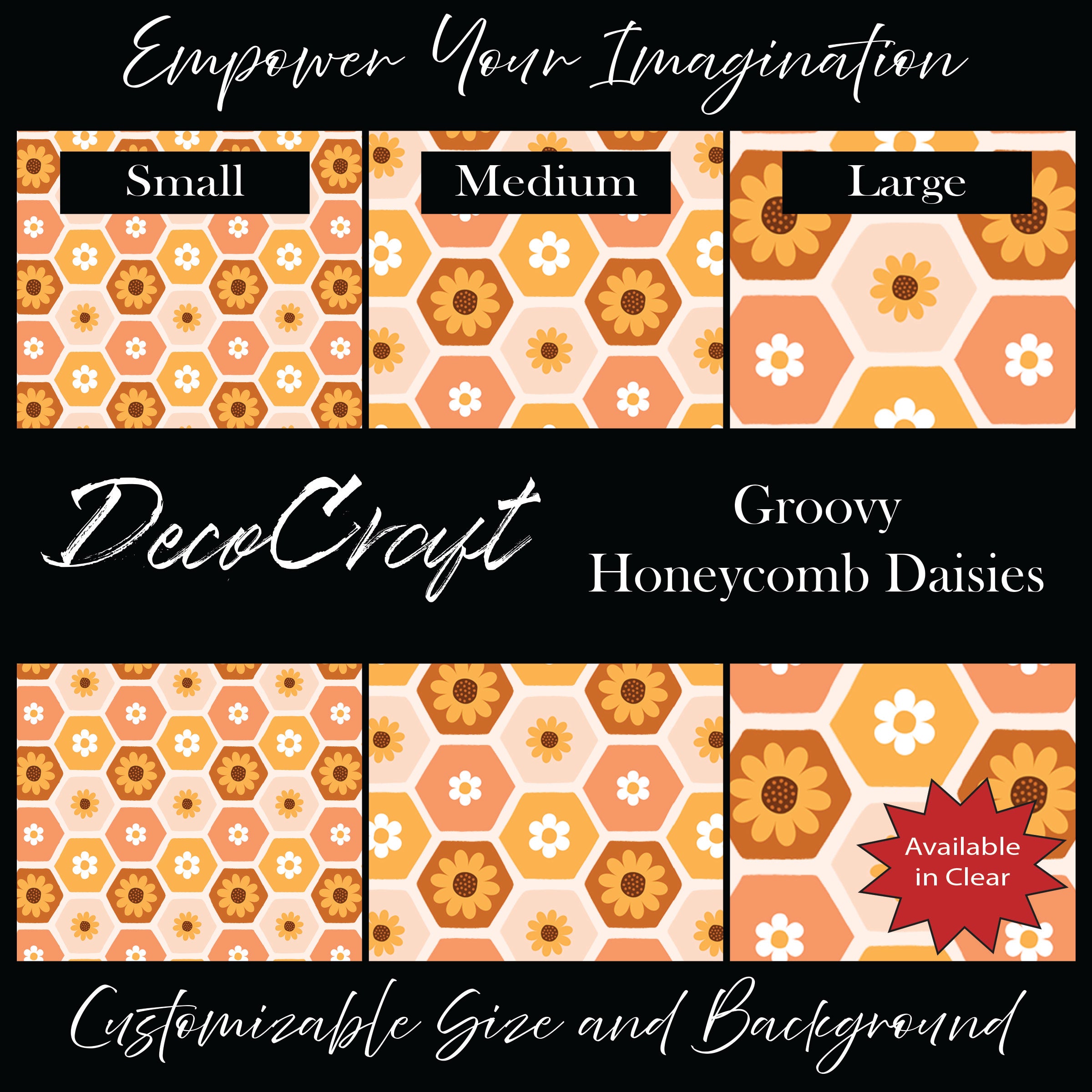 DecoCraft - Flowers & Greenery - Groovy Honeycomb Daisy – H & H Creations