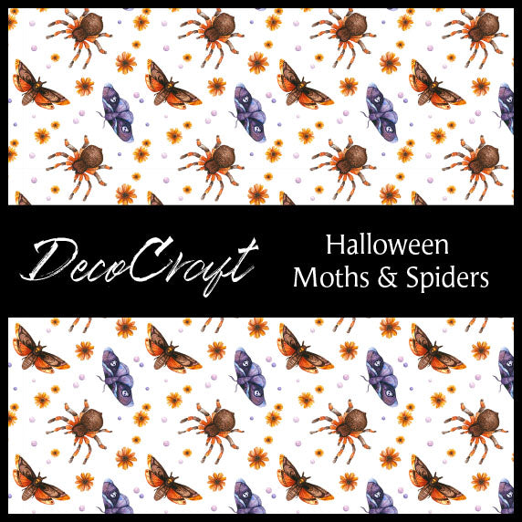 DecoCraft - Halloween - Moths & Spiders