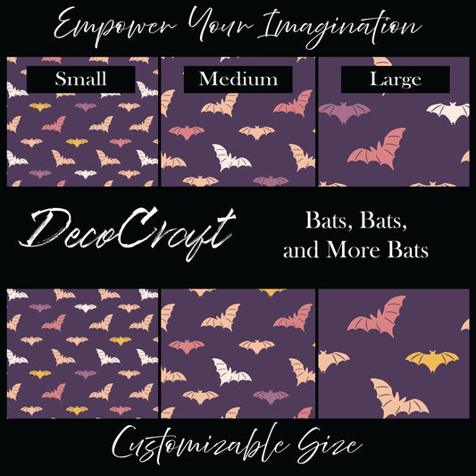 DecoCraft - Halloween - Bats, Bats, & and More Bats