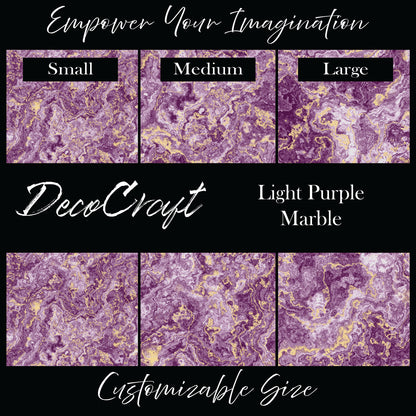 DecoCraft - Marble - Light Purple