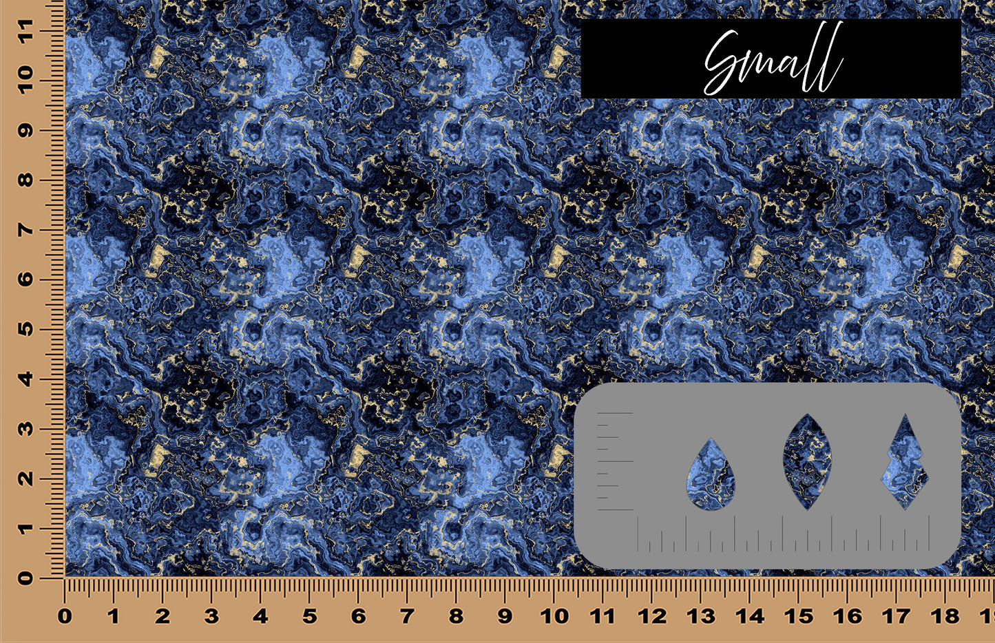 DecoCraft - Marble - Dark Blue Sapphire