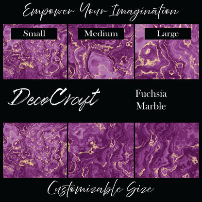 DecoCraft - Marble - Fuchsia