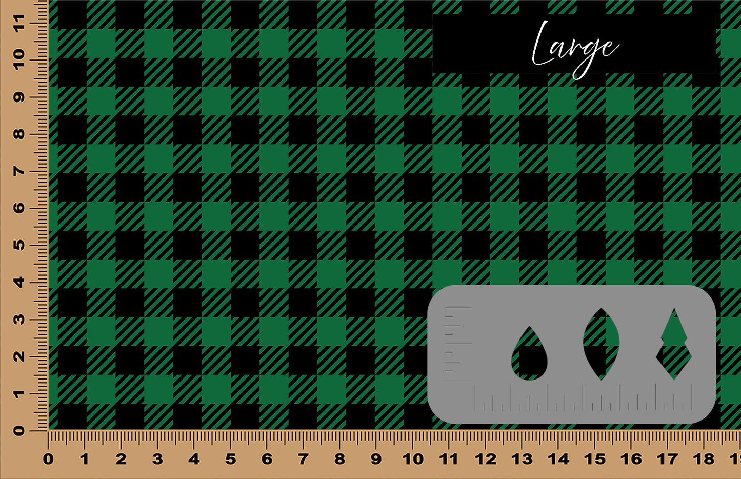 DecoCraft Christmas - Plaid - Dark Green Buffalo Plaid