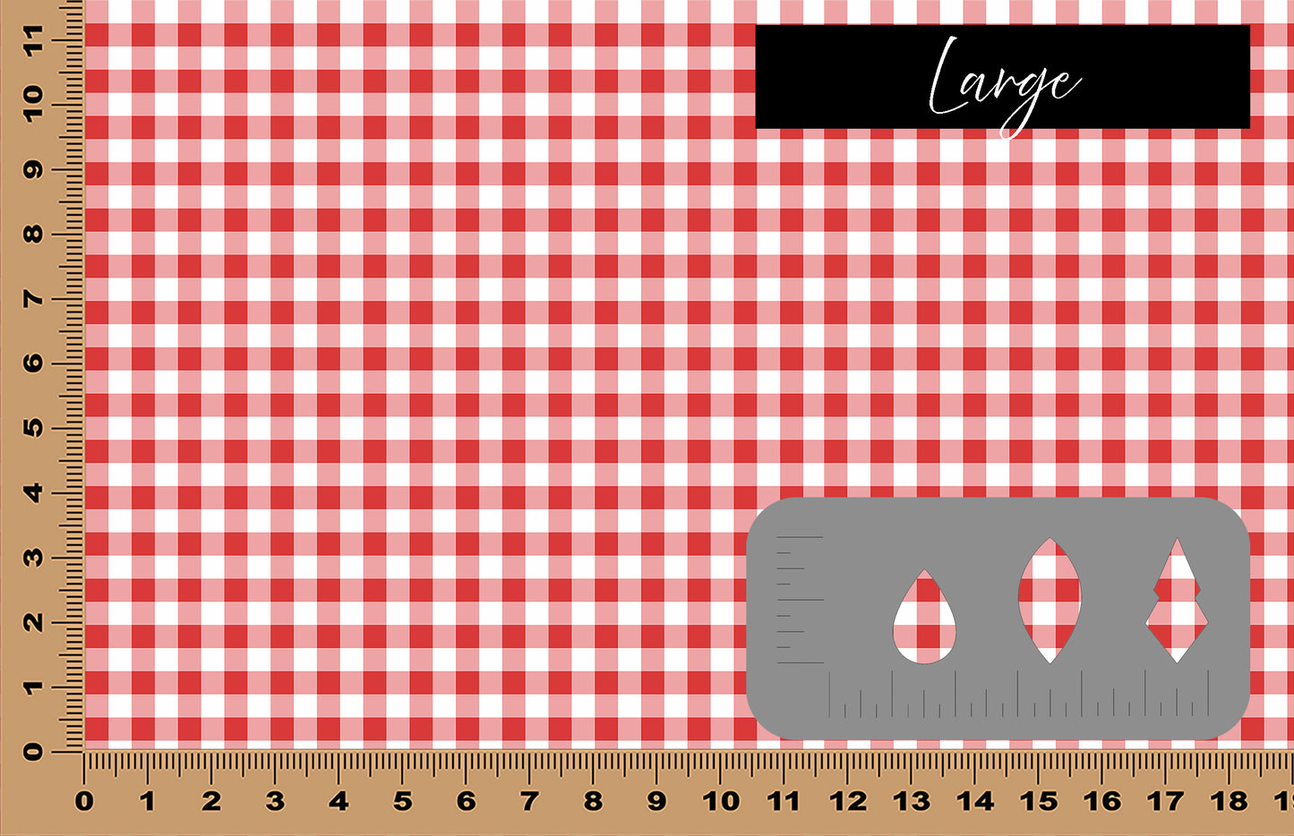 DecoCraft- Americana - American Red Gingham