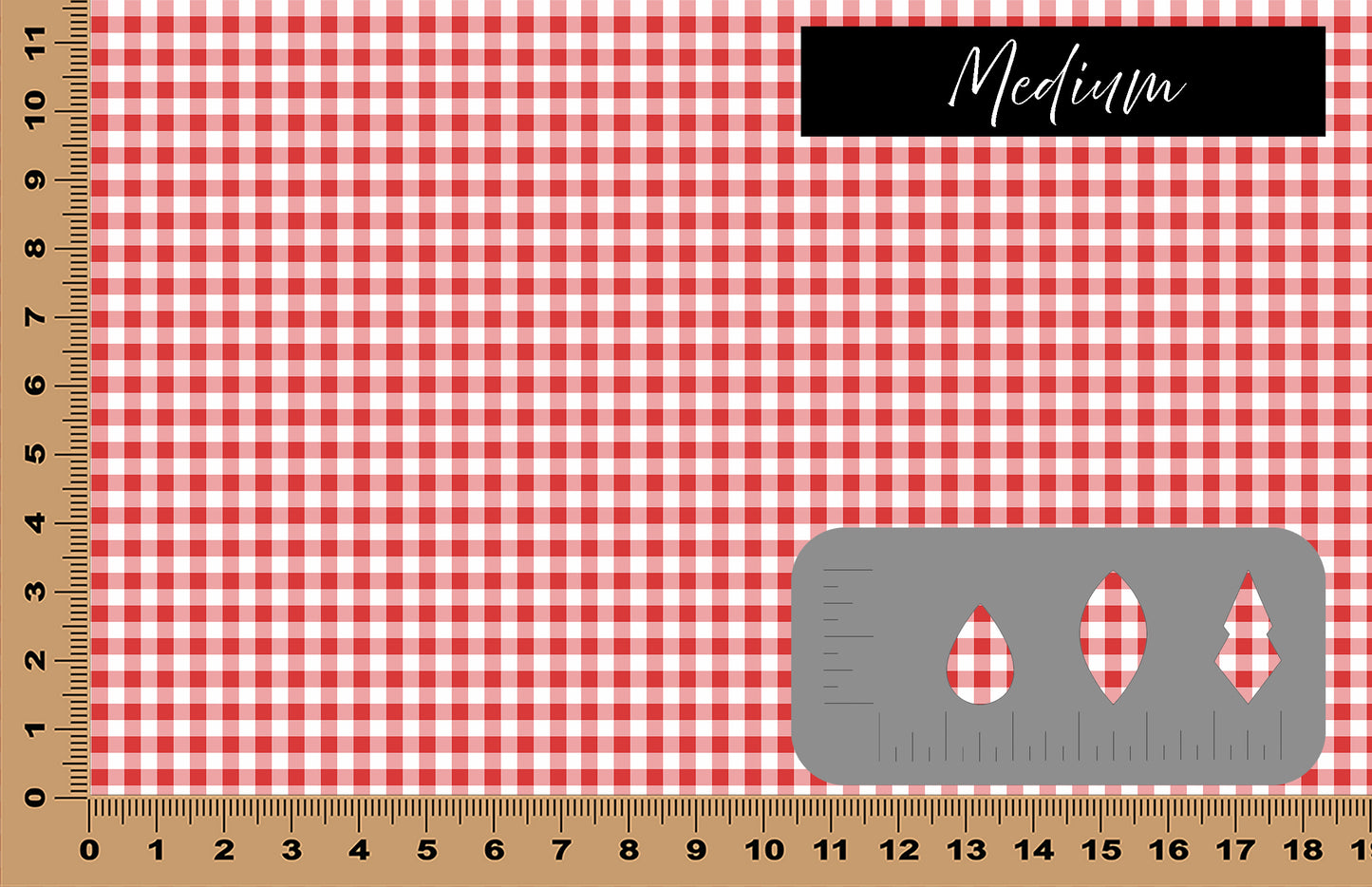 DecoCraft- Americana - American Red Gingham