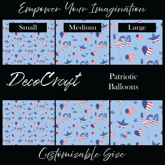 DecoCraft - Americana - Patriotic Balloons