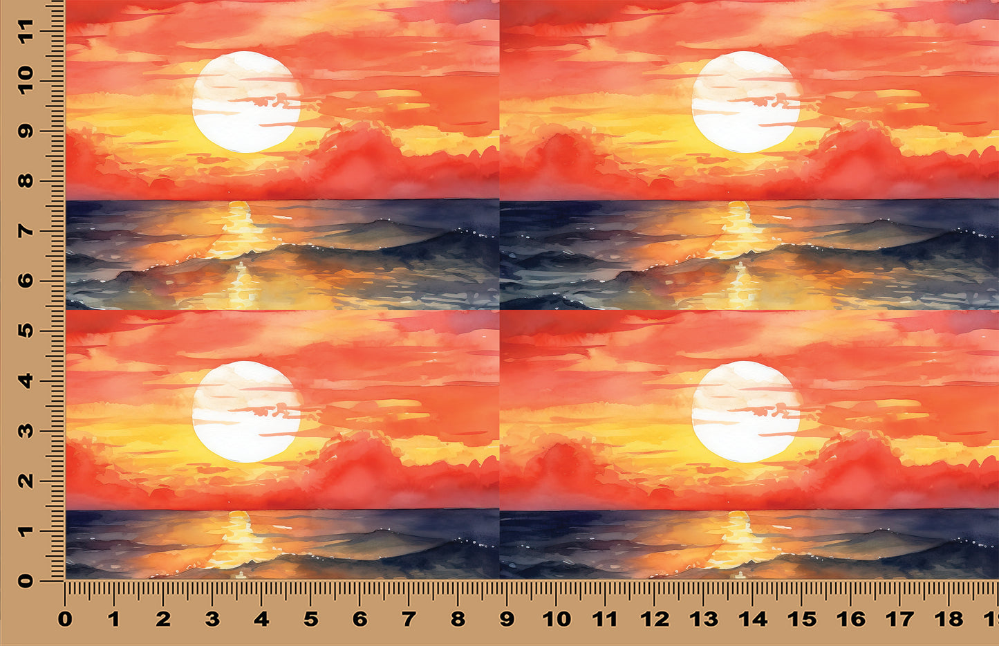 DecoCraft - Landscapes & Skies - Watercolor Sunset