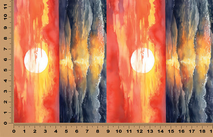 DecoCraft - Landscapes & Skies - Watercolor Sunset