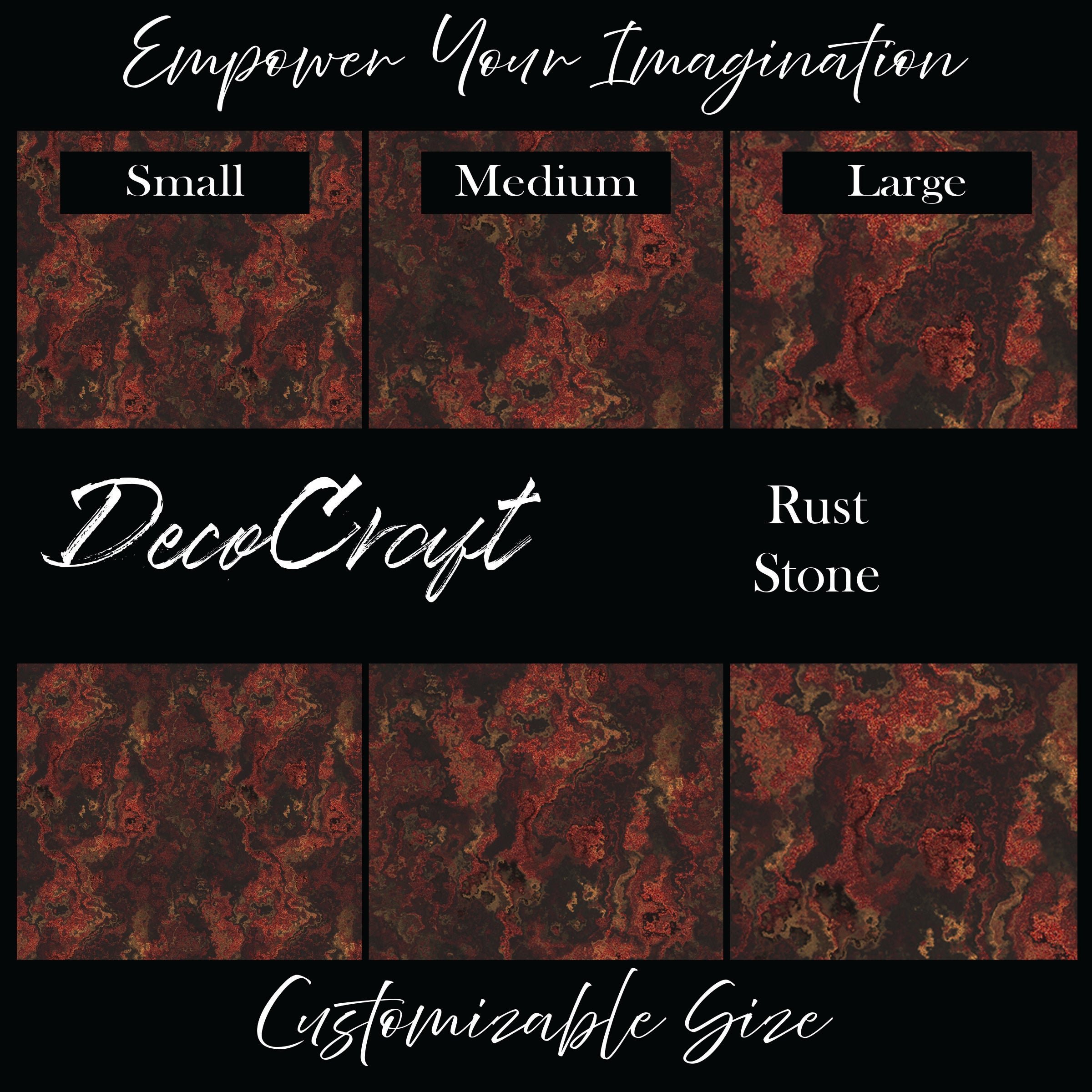 Rust Stone Texture Map DecoCraft - Textures - Rust Stone – H & H Creations