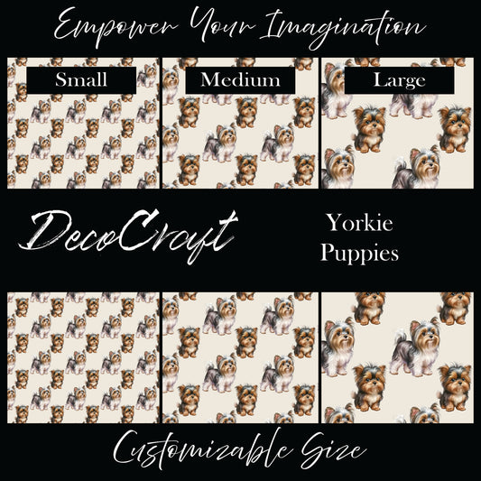 DecoCraft - Animals, Bugs, & Birds - Yorkie Puppies