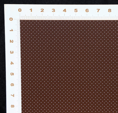 DecoCraft - Polka Dots - Dark Brown