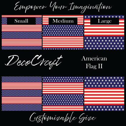 DecoCraft - Americana - American Flag II